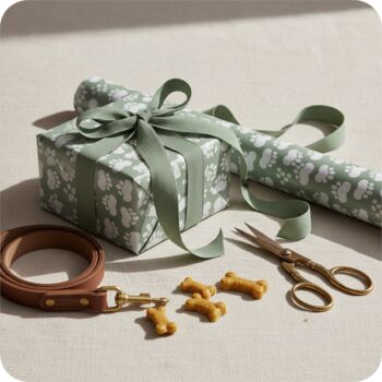 Paw Prints Gift Wrapping Paper – Adorable And Eco Friendly, 7 of 8