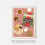 Yorkshire Tea And Biscuits Art Print, thumbnail 3 of 5