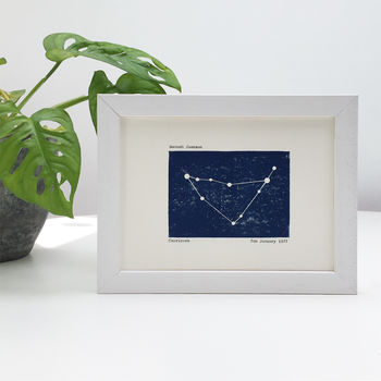 Personalised Capricorn Constellation Woodblock Print, 5 of 7