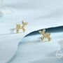 Sterling Silver Balloon Dog Stud Earrings, thumbnail 4 of 12