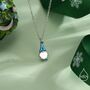 Sterling Silver Tiny Gnome Pendant Necklace, thumbnail 7 of 12