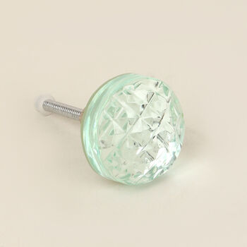 G Decor Luciano Crystal Clear Diamond Glass Knobs, 4 of 4