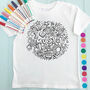 Personalised Music Colour In Child's T Shirt, thumbnail 1 of 3