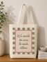 We Could Be Nice To Each Other Tote Bag, thumbnail 1 of 3