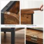Slim Side Table With Charging Station Usb Ports, thumbnail 6 of 12