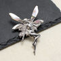 Sterling Silver And Shell Fairy Brooch, thumbnail 1 of 3