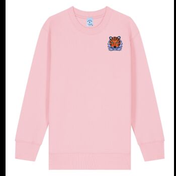 Childrens Organic Cotton Tiger Sweatshirt, 10 of 12