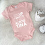 When I Grow Up I Want To Be Like… Personalised Babygrow, thumbnail 4 of 11