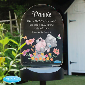 Personalised Me To You Garden LED Solar Light, 4 of 7