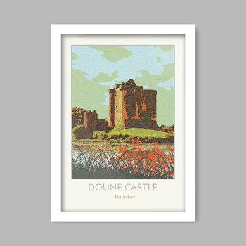 Doune Castle Scottish Poster Print, 2 of 3