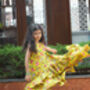 Girls Flamenco Blossom High Low Dress, thumbnail 2 of 4