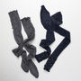 Three Pairs Of Metallic Gun Metal Sheer Socks In A Box, thumbnail 2 of 5