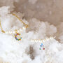 Pearl Bar Bracelet With Rainbow Initial, thumbnail 7 of 11