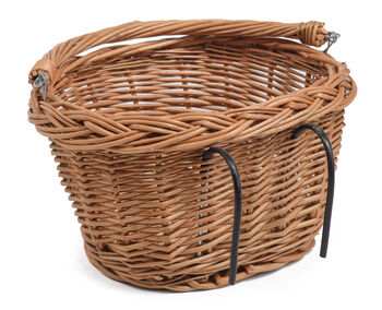 Small Wicker Bicycle Shopping Basket Griten, 2 of 3