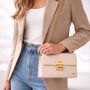 Personalised Maisie Gold Buckle Chain Shoulder Bag, thumbnail 1 of 3