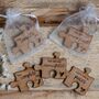 Wooden Jigsaw Piece Valentine’s Gift, thumbnail 1 of 4