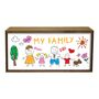 Kids Doodles Drawing Personalised Light Box Night Light, thumbnail 3 of 6