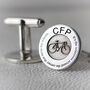Personalised Cyclist Cufflinks, thumbnail 1 of 4