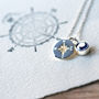 Compass Sterling Silver Necklace, thumbnail 5 of 12
