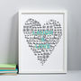 Personalised Laugh And Love Print, thumbnail 2 of 7