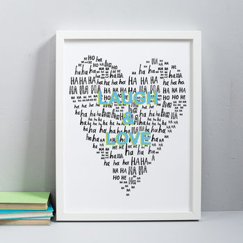 Personalised Laugh And Love Print, 2 of 7