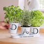 Personalised Dad's Herb Planter, thumbnail 1 of 3