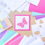 Butterfly Card Making Kit Cool | Iris Folding, thumbnail 3 of 6