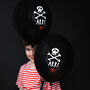 Six Pirate Party Birthday Balloons, thumbnail 1 of 3