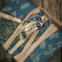 Hanging Vintage Gold Car Christmas Tree Decoration, thumbnail 2 of 4