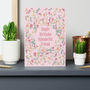 Happy Birthday Wonderful Friend Pink Floral Card, thumbnail 1 of 2