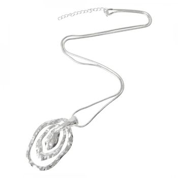 Triple Circle Long Necklace, 3 of 7