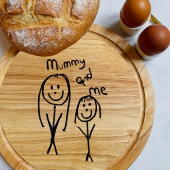 Personalised Bread Board With Children's Drawing, 5 of 5