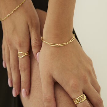 Large Chain Ring Sterling Silver, 12 of 12