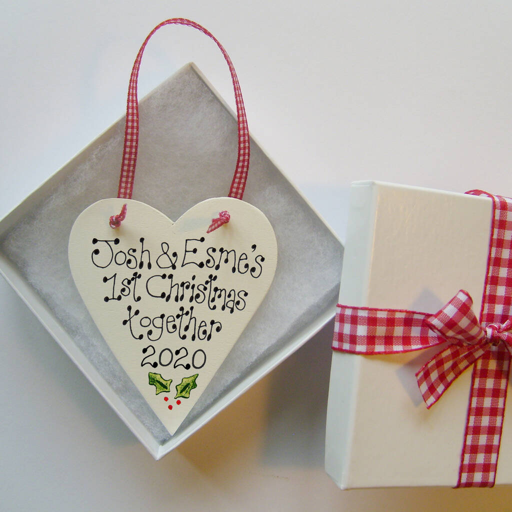 Personalised Christmas Love Token By Country Heart | notonthehighstreet.com