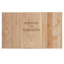 Personalised Reserved For Wooden Sofa Armchair Tray, thumbnail 4 of 4
