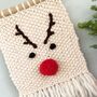Reindeer Wall Hanging Easy Knitting Kit, thumbnail 3 of 4