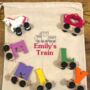 Personalised Wooden Train, thumbnail 4 of 11