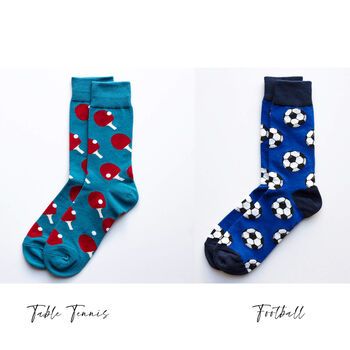 Personalised Men's Hobby Socks In A Box, 9 of 12