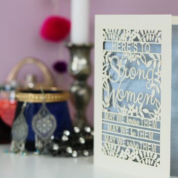 Papercut 'Strong Women' Card, 7 of 8