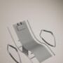 Outdoor Rocking Chair With Adjustable Headrest, thumbnail 6 of 8