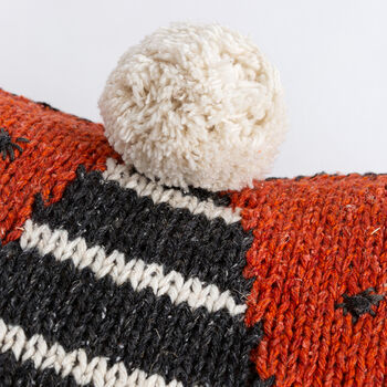Halloween Gonk Cushion Knitting Kit, 5 of 8
