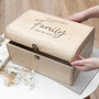 Personalised Our Family Luxury Keepsake Chest, thumbnail 1 of 10