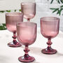 Set Of Four Luxury Rouge Wine Glasses, thumbnail 1 of 6