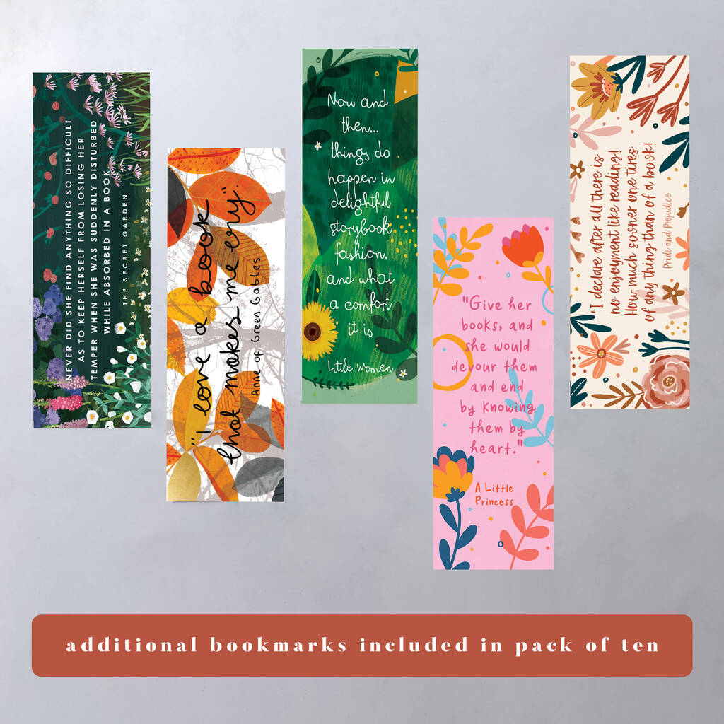 Female Author Bookmark Bundle By Bookishly