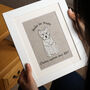 Embroidered Personalised Dog Artwork, thumbnail 1 of 8