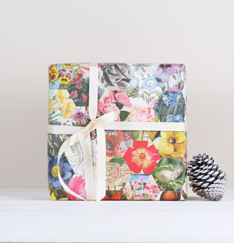 Gardeners Floral Luxury Gift Wrapping Paper, 3 of 7