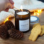 Gingerbread Candle Gift With Matches, Christmas Candle, thumbnail 3 of 6