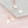 Personalised Hand Stamped Star Necklace, thumbnail 1 of 9