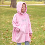 Personalised Kids Character Cushion Hooded Blanket – Two In One Hoodie And Plush Toy, thumbnail 3 of 10