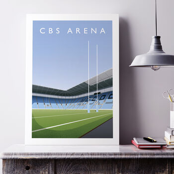 Cbs Arena Wasps Rugby Poster, 2 of 8